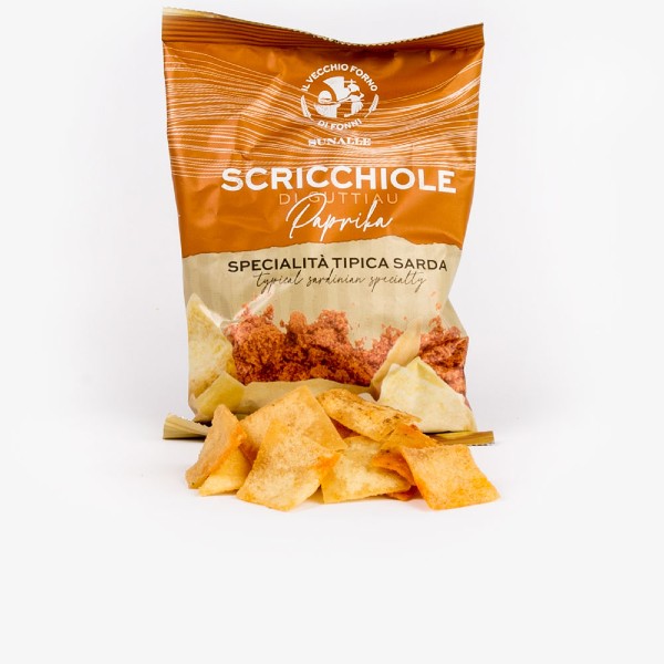 Traškučiai SCRICCHIOLE su paprika