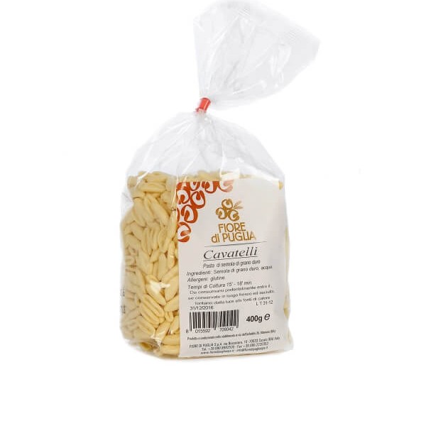 Rankų darbo pasta CAVATELLI